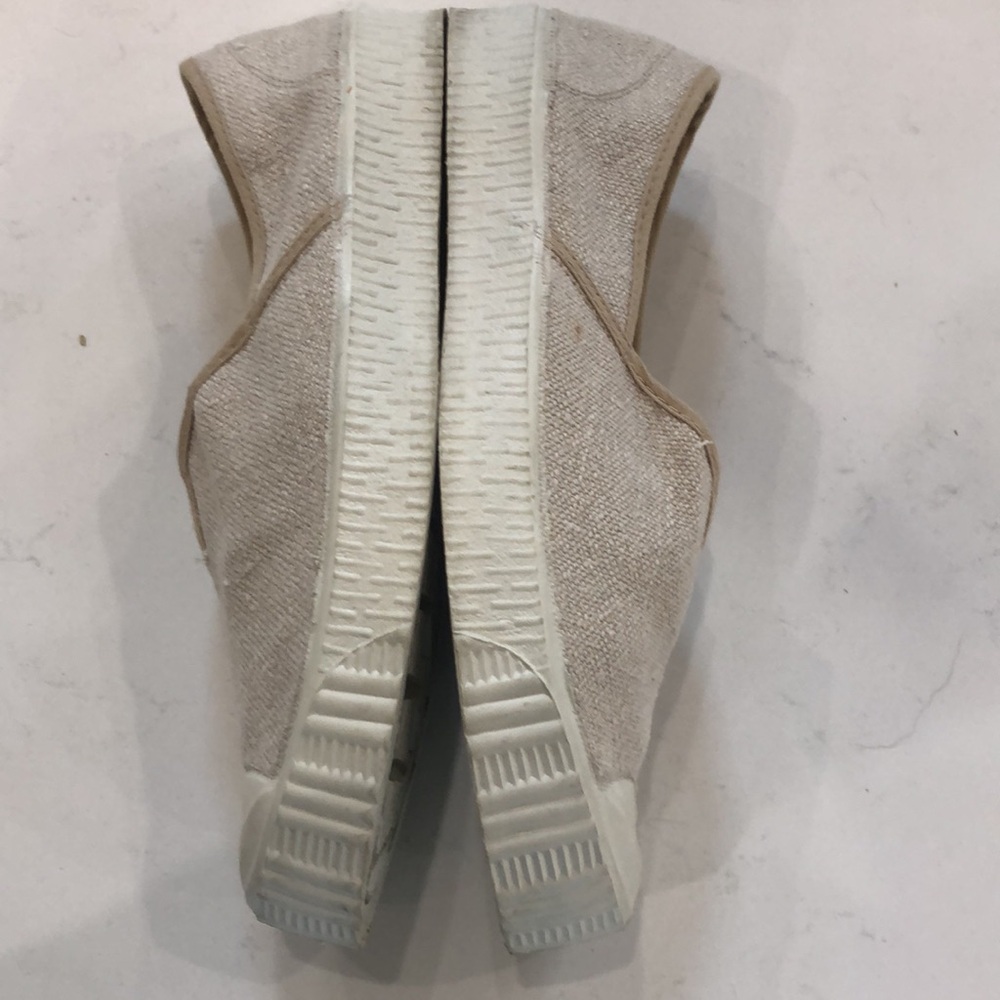 Spalwart Off-White Special V Slip-On Sneakers cotton linen women's size euro 41 - Picture 6 of 7